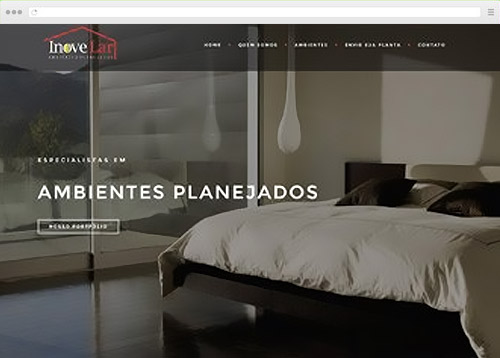 Criação de sites de Arquitetura - Inovelar Planejados