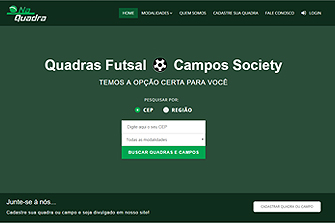 Na Quadra - Crivos | Criação de Site, Otimização de Site, e Validação W3C