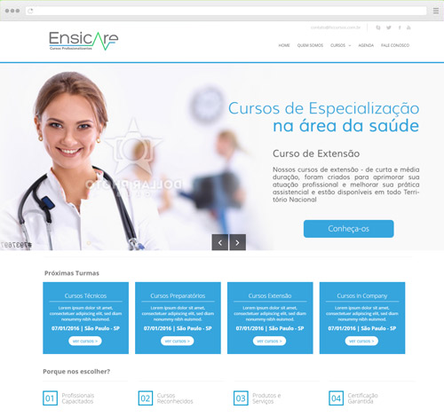 Criação de Sites - Ensicare