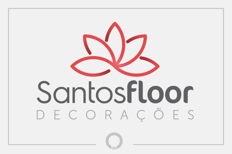 Criação de logotipos para Decoração - SantosFloor